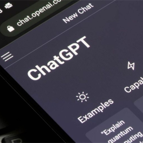 ChatGPT user interface