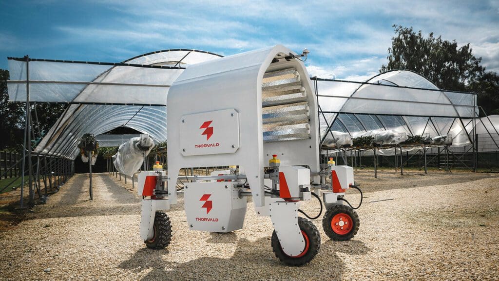 Volledig elektrische autonome landbouwrobots